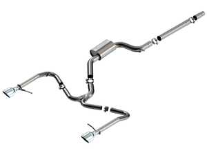 ES#5433245 - 141033 - 2022-2025 Volkswagen Jetta GLI Cat-Back Exhaust System S-Type - This 3" diameter into dual 2.25" exhaust system is specifically tuned for the 2.0L engine of the MK7.5 Jetta GLI. - Borla - Volkswagen