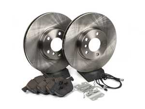 ES#3159764 - KOE6064 - Z17 Stock Replacement Brake Kit - Front - Includes Z17 ceramic brake pads, rotors, and stainless-steel hardware - Power Stop - BMW