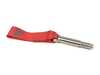 ES#4641959 - E313 - Strap Style Tow Hook - Red - Designed to handle any off-track adventure quickly and reliably - Rennline - Audi