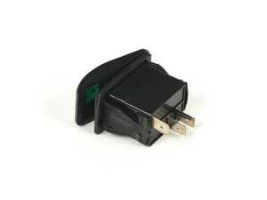 ES#4464795 - 2019020SwitchGre - Rocker Switch - Green - Controls various items on your vehicle with an illuminated switch. - CJM Industries - Audi Volkswagen