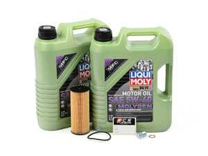 ES#4766342 - 2781800009KT19 - M152 SLK55 Liqui Moly Molygen Oil Service Kit (5w-40) - Includes Hengst filter and Liqui Moly Molygen New Generation MB 229.5 Spec oil - Assembled By ECS - Mercedes Benz