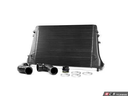 ES#5433841 - VWR141002 - High Performance Intercooler With Boost Hoses - Unlock consistent, repeatable power from your EA113 or EA888.1 2.0 TSI with RacingLines high capacity plate and bar intercooler system that keeps intake temps low and performance strong even under the hardest driving. - Racingline - Audi Volkswagen