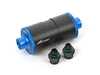 ES#4883024 - 501-0115 - Inline Fuel Filter AN8 Single In/Out - 6 Micron Filter - This fuel filter features a precision machined aluminum body and fittings - Precision Raceworks - Audi BMW Volkswagen Mercedes Benz MINI Porsche