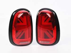 ES#5425048 - MINI11R60TLUJBLs - MINI Cooper Union Jack LED Red Lens/Black/Red Led Taillights R60  - Set *Scratch And Dent* - Upgrade to Union Jack design tail lights for your MINI F56 style Union Jack but for the R60 Countryman Platform - Scratch & Dent - MINI