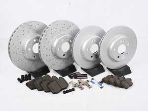 ES#5425693 - CRK8050 - Z17 Front & Rear Brake Service Kit *Scratch And Dent* - Featuring Power Stop Rotors, and pads - Scratch & Dent - Mercedes Benz