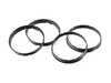 ES#4666689 - 73-7150 - Hub Centric Rings - Set Of Four - Includes 73.1mm to 71.5mm hub centric rings for proper fitment - Gorilla - Audi Volkswagen Porsche