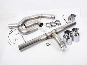 ES#5433988 - 3020-32429sd - AWE Track Edition Axleback Exhaust - Chrome Silver *Scratch And Dent* - Loud, aggressive, muffler-delete exhaust for BMW G2X 330i/430i performance. - Scratch & Dent - BMW