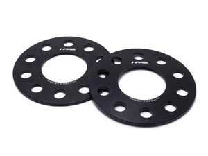 ES#5434334 - HVW-830 - HPA 5mm Wheel Spacers (Pair) - Fine tune your stance with HPAs 5mm hubcentric wheel spacers - precision CNC machined and anodized black for a clean, vibration free fit while retaining your OEM bolts. - HPA Motorsports - Audi BMW Porsche