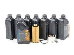 ES#4642876 - 1041800109KT19 - M111 Genuine Oil Service Kit (5w-40)  - Includes Genuine filter and Genuine 229.5 Spec oil - Genuine Mercedes Benz - Mercedes Benz