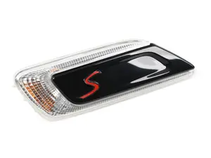 Side Turn Signal & Grille S Black Line - Clear - Right 