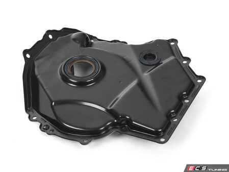ES#5375323 - 06K109210AJ - Timing Chain Cover - Lower - Cover for lower section of timing chain - Includes front crank seal - Hamburg Tech - Audi Volkswagen