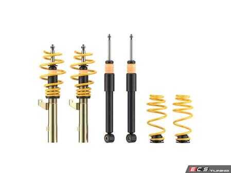 ES#4057017 - 18281031 - ST XA Performance Coilover System - Height And Rebound Adjustable  - Height and rebound adjustable with average lowering of; Golf models (1.4"-2.6"F, 1.4"-2.6"R) and GTI models (.4"-1.6"F, .6"-1.6"R). - Suspension Techniques - Volkswagen