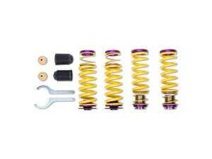 ES#3553393 - 25325081 - Mercedes-Benz C63 C63S AMG W205 Front & Rear KW Lowering Spring Kit - Featuring KW Front & Rear Threaded Shock Bodies; Reuses OEM Shocks & Controls - KW Suspension - Mercedes Benz