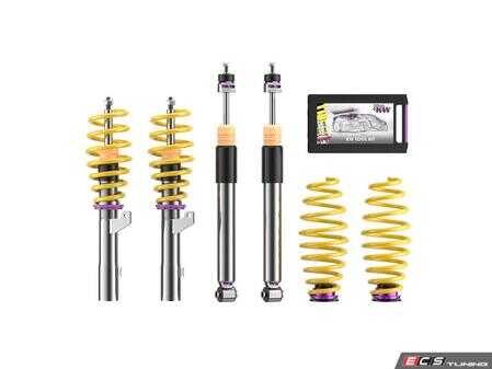 ES#2986479 - 352100AD - KW V3 Series Coilover Kit - Double Adjustable Dampening - The ultimate in coilover technology featuring double adjustable damping - KW Suspension - Audi