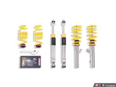 ES#2827242 - 35281028 - KW V3 Series Coilover Kit - Double Adjustable Dampening - The ultimate in coilover technology featuring double adjustable dampening - KW Suspension - Audi Volkswagen