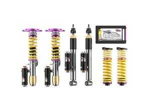 ES#3625831 - 3A7200BH - KW Coilover Kit Variant 4 - 3-Way Adjustable Dampening - Developed exclusively for super sports cars, sports cars and performance sedans, V4 coilovers are the ultimate in coilover technology featuring 3-way adjustable dampening and leading race technology for the highest street and track coilovers available. - KW Suspension - BMW