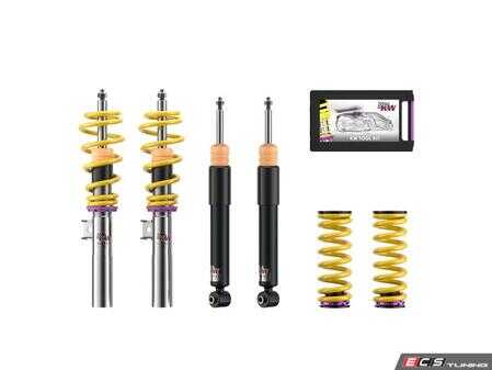 ES#3979105 - 102100AU - V1 Series Coilover Kit - Variant 1 coilovers offer the best balance between sporty driving and comfort - KW Suspension - Audi