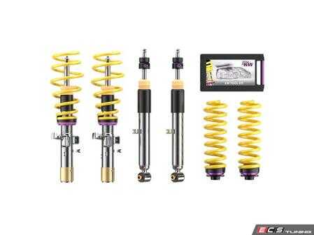 ES#4858605 - 3520810099 - V3 Leveling Coilover Kit  - Ideal for drivers who are looking for the improved driving dynamics of a KW V3 coilover suspension with the ground clearance near that of a stock vehicle. - KW Suspension - Audi