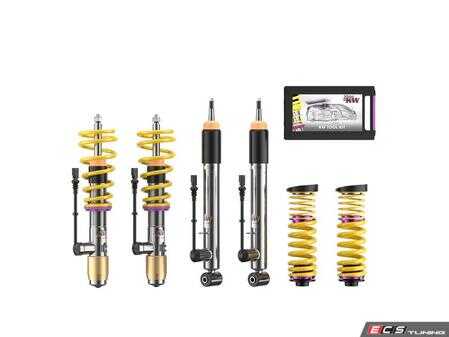 ES#2619631 - 39010041 - KW DDC ECU Coilover Kit - Height Adjustable 0.2" to 1.8" (front) 0.4" to 2.0" (rear) - KW Suspension - Audi