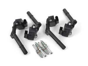 ES#4934747 - 270906050064KT3 - Ignition Service Kit - Set of 4 spark plugs and ignition coils for Mercedes M270 & M274 engines - Assembled By ECS - Mercedes Benz