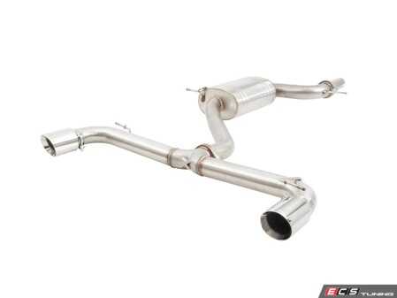 ES#5434668 - ESVW06CS - VW Golf GTI MK6 Cat Back Exhaust System - Unleash the raw, aggressive tone of your Volkswagen Golf GTI with XFORCEs 3 stainless cat-backreduced backpressure, bold sound, and polished 4 tips to match the performance. - XForce - Volkswagen