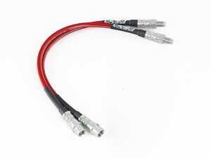 ES#5425996 - 061494LA01 - Exact-Fit Stainless Steel Brake Lines - Front - DOT-compliant kit for improved pedal feel & increased durability! Replaces OE part number 2044280435. - ECS - Mercedes Benz