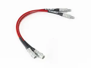 Exact-Fit Stainless Steel Brake Lines - Front