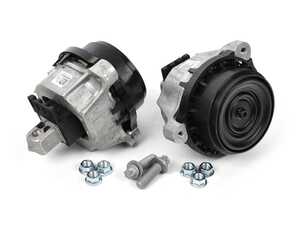 ES#4810714 - 22116860465KT - Engine Mount Replacement Kit - Includes left & right engine mounts and associated hardware for a comprehensive replacement. - Genuine BMW - BMW
