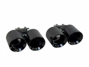 ES#5434759 - 9970800372B - Porsche 997 Quad Sport Exhaust Tips - Pair - Replaces stock tips on Porsche 997 and converts to sport package look. Polished T304 stainless steel with aircraft quality TIG welding. - Racing Dynamics - Porsche