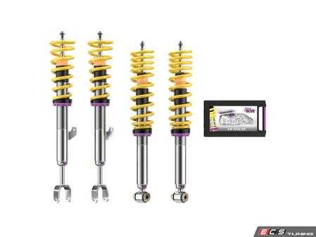 ES#5434827 - 35208200BU - KW V3 Leveling Coilover Kit - Elevate the handling of your BMW 5 Series without the compromises of a traditional lowering kit. - KW Suspension - BMW