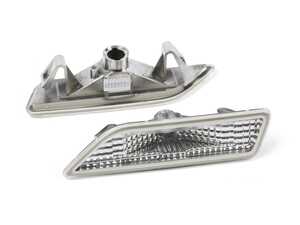 ES#3662894 - 340-1410PXU-VC - W219 CLS-Class Crystal Clear Bumper Side Marker Lights - Set - Featuring Crystal Clear Side Marker Lights for your W219! - Depo - Mercedes Benz