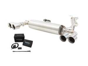 ES#5435153 - ESVGR7HVKSB - Varex Valved Cat Back Exhaust System With SmartBox - MK7 Golf R - Transform your Volkswagen Golf R Mk7 & Volkswagen Golf R Mk7.5 with the XFORCE VAREX 3 cat-backSmartBox-controlled sound, factory drive mode integration, and race-ready performance with quad-tip presence. - XForce - Volkswagen
