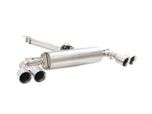 ES#5435157 - ESVGR7HVKCS - Varex Valved Cat Back Exhaust System - MK7 Golf R - Give your Volkswagen Golf R Mk7 & Volkswagen Golf R Mk7.5 the ultimate upgrade with the XFORCE VAREX 3 cat-backrace-inspired sound on demand, premium stainless construction, and quad-tip attitude to match its performance. - XForce - Volkswagen