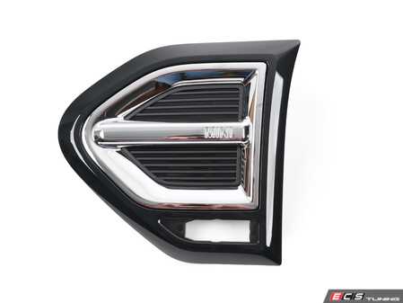 ES#3193773 - 51137414093 - Trim Side Turn Signal Chrome - Left - Mounts to the front quarter panels and holds the signal - Genuine MINI - MINI