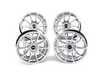 ES#2837022 - v13395KT - 18" V701 - Set Of Four  - 18"x8.5" ET45 / 18"x9.5" ET45 5x112 - Hyper Silver - VMR - Volkswagen
