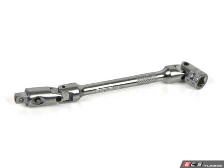 ES#4840118 - DSE46A - 1/4" Dual Swivel Extension, 6" Long With Spring-Loaded Square Drive - A sturdy extension with dual swivel heads to get to hard-to reach areas! - VIM Tools - Audi BMW Volkswagen Mercedes Benz MINI Porsche