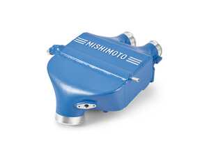 ES#5435253 - MMINT-F80-15CYMB - Performance Air-to-Water Intercooler - Yas Marina Blue Metallic - This intercooler is engineered to combat "heat soak," a common performance bottleneck for the BMW S55 engine during spirited driving or track use. - Mishimoto - BMW