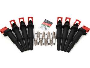 ES#4817861 - 12138611236pKT - Performance Ignition Service Kit - Everything you need to service your ignition system including Genuine BMW spark plugs and Bav Auto ignition coils - Assembled By ECS - BMW