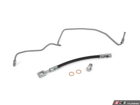 ES#5339338 - 1J0611764L - Rear Brake Hose - Right - Brake line from mid brake hose to brake caliper - Sunsong - 