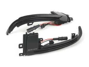 ES#4875881 - EL303 - Rennline Dynamic LED Mirror Turn Signals - Upgrade your lighting with sequential indicators and smoked lenses - Rennline - Audi