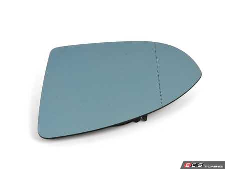 ES#2862772 - 012839ECSL - Heated Blind Spot Mirror - Left - Replacement blue tinted mirror glass to allow you to see everything around you - ECS - Volkswagen