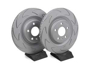 ES#4213518 - BSD1846 - Rear BSD Blade Brake Rotors - Pair (330x22) - Upgrade to the uniquely created blade slot designed for improved braking - EBC - Audi