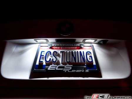 ES#258412 - E70T10W37KT - LED License Plate Bulbs - Pair - Featuring built in resistors, making these a simple plug and play procedure - ZiZa - BMW