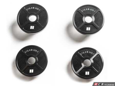 ES#5435531 - HW-559 - CTS Turbo Rear Subframe Insert Set  - Lock down the rear end of your B8 S4, S5, Q5, or SQ5 and eliminate subframe deflection with CTS Turbos billet aluminum insert set, delivering sharper handling and direct power transfer with minimal NVH. - CTS - Audi