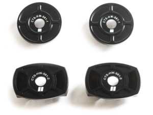 ES#5435532 - HW-561 - CTS Turbo Rear Subframe Insert Set - Lock down your B9 Audi's chassis and eliminate rear subframe flex with CTS Turbos billet aluminum insert set, delivering sharper handling and instant power transfer with minimal NVH. - CTS - Audi