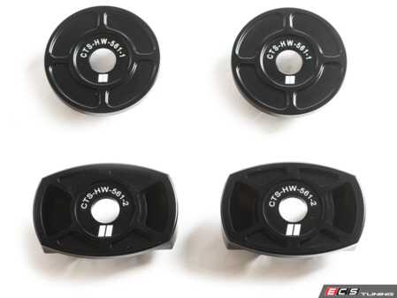 ES#5435532 - HW-561 - CTS Turbo Rear Subframe Insert Set - Lock down your B9 Audi's chassis and eliminate rear subframe flex with CTS Turbos billet aluminum insert set, delivering sharper handling and instant power transfer with minimal NVH. - CTS - Audi