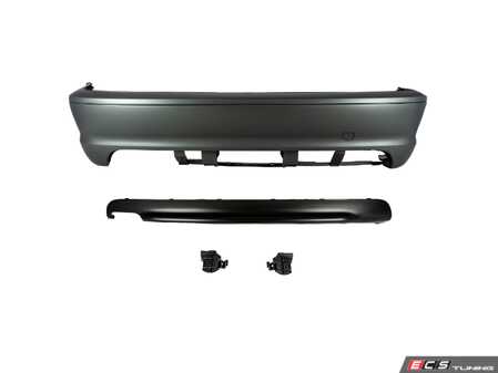 ES#5435575 - E462DMTRR - MTech Rear Bumper - OE Style Replacement - A premium OE-style replacement designed to transform the rear profile of the standard E46. - Suvneer - BMW