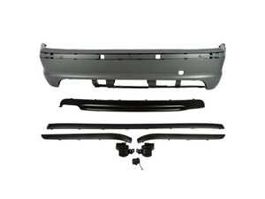 ES#5435586 - E464DMTRR - MTech Rear Bumper - OE Style Replacement - Provides a seamless transition from a base model to a sportier, more aerodynamic profile. - Suvneer - BMW