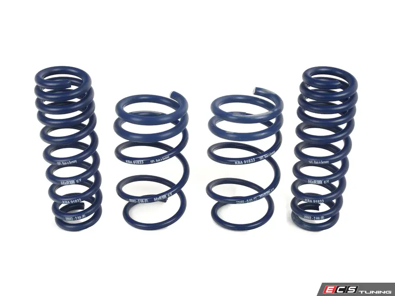  3シリーズ 用 H&R スポーツスプリング ダウンサス 28662-2 H&R 28662-2 Lowering Sport Front Rear Springs for 19-26 BMW G20