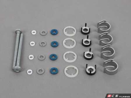 ES#5434406 - 06J998907DKT3 - Fuel Injector Installation Kit  - A simple kit include to service all four injectors! - Assembled By ECS - Audi Volkswagen Porsche